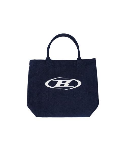 SYMBOL B LOGO SHOPPER BAG [MID DENIM]