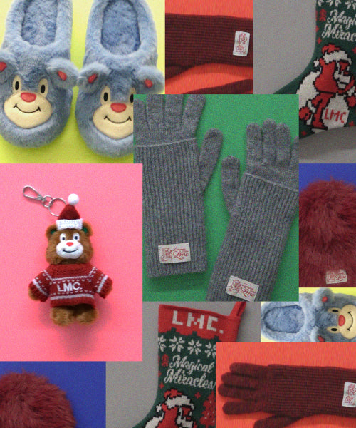 CHRISTMAS BEAR STOCKING green