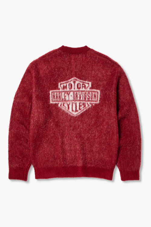 Logo Mohair Knitwear_Red HH15312003
