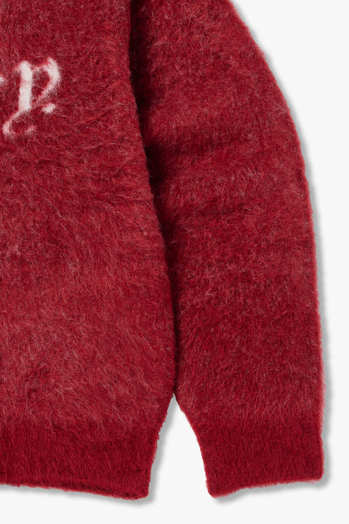 Logo Mohair Knitwear_Red HH15312003