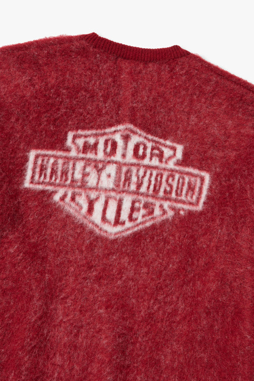 Logo Mohair Knitwear_Red HH15312003