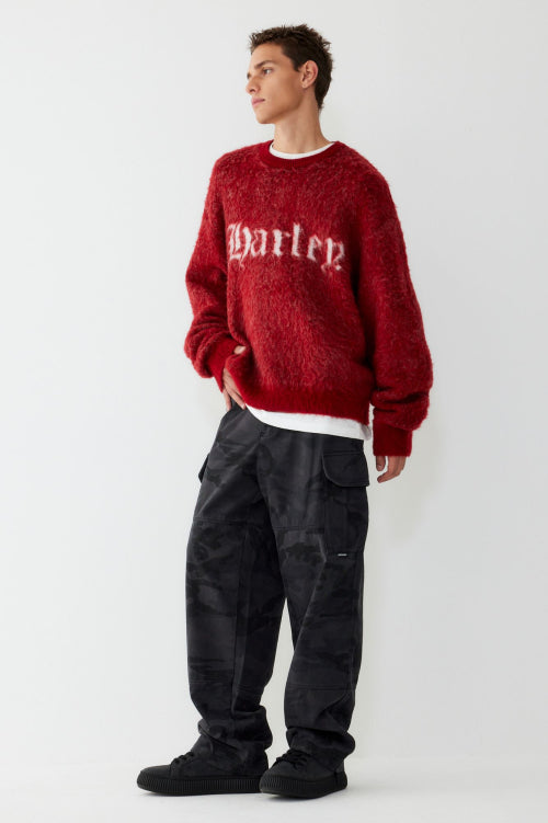 Logo Mohair Knitwear_Red HH15312003