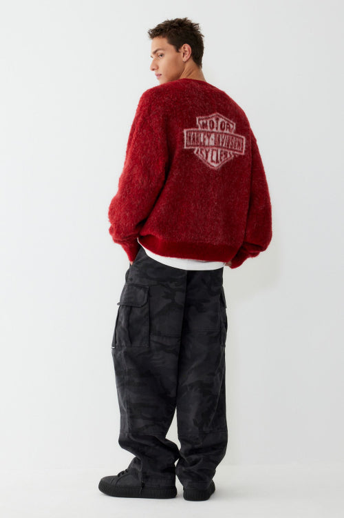 Logo Mohair Knitwear_Red HH15312003
