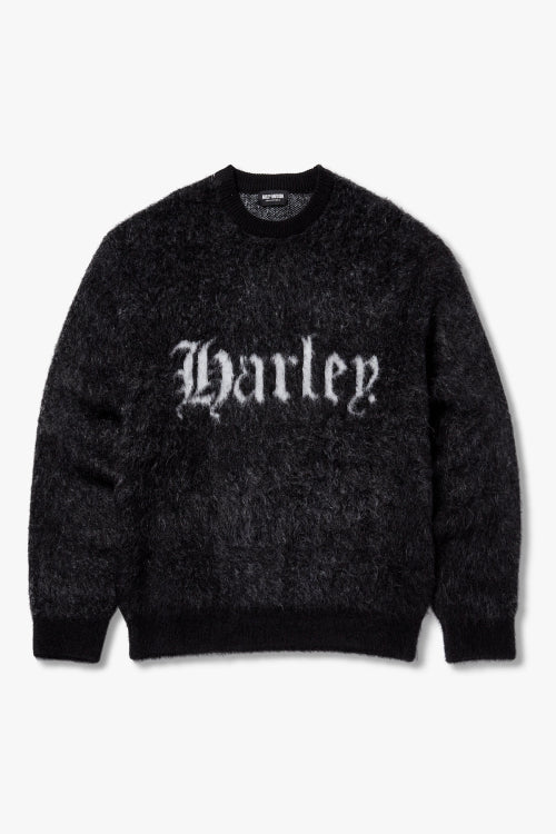 Logo Mohair Knit_Black HH15312003