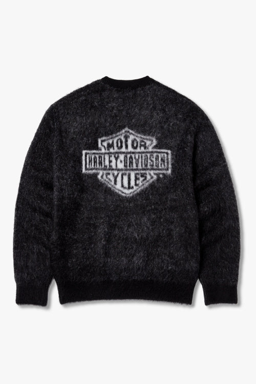 Logo Mohair Knit_Black HH15312003
