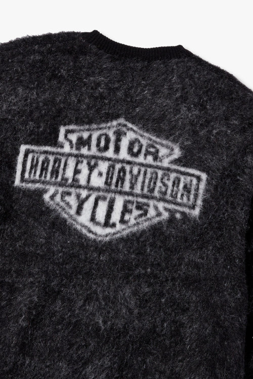Logo Mohair Knit_Black HH15312003