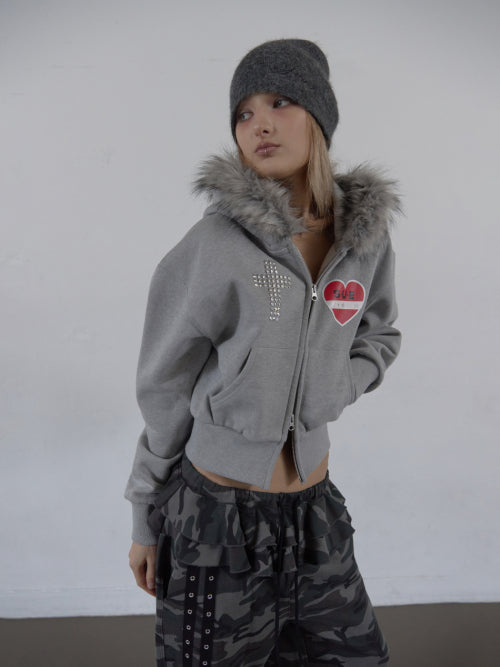 ANGORA LOGO BEANIE / GRAY