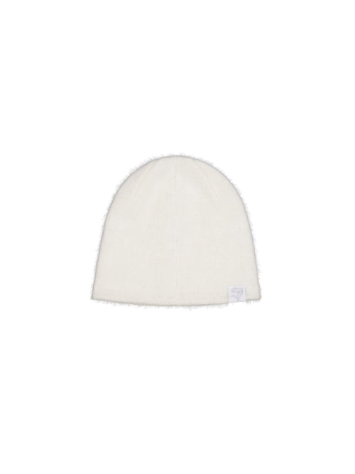 ANGORA LOGO BEANIE / WHITE