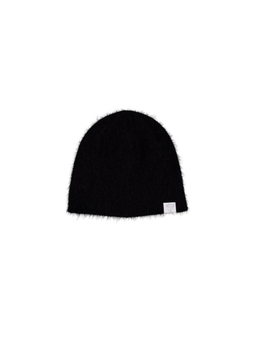 ANGORA LOGO BEANIE / BLACK