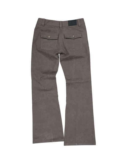 LINE  BOOTCUT PANTS / MOCHA