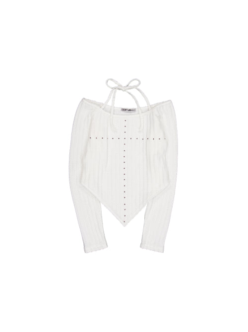 WESTERN CROSS TOP / WHITE
