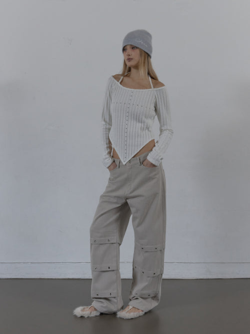 WESTERN CROSS TOP / WHITE