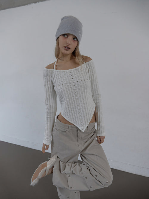 WESTERN CROSS TOP / WHITE