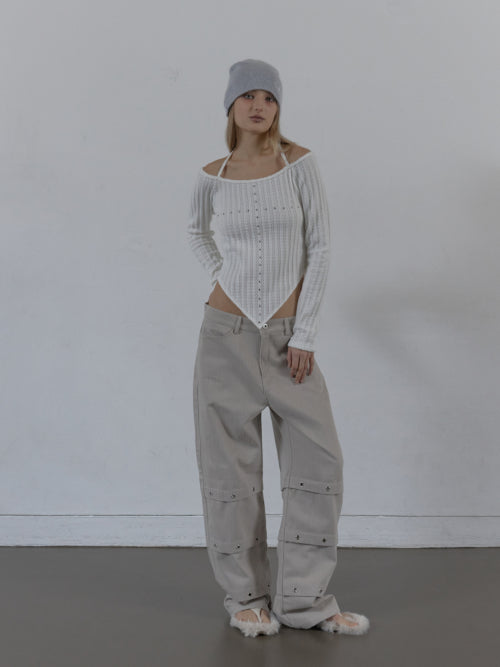 WESTERN CROSS TOP / WHITE