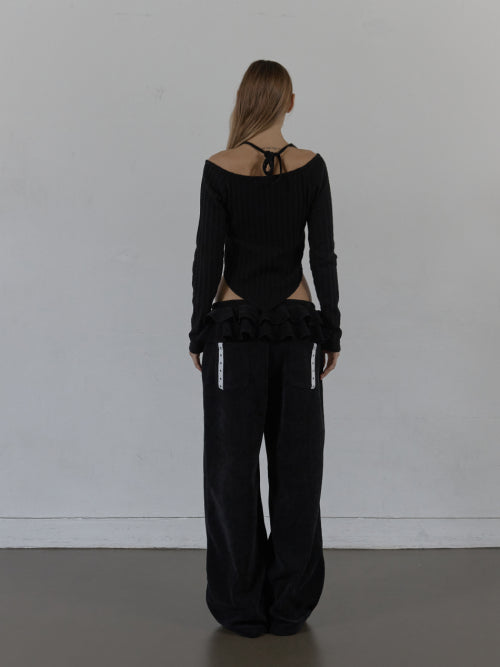 WESTERN CROSS TOP / BLACK
