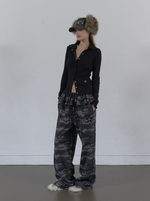 SNAP GOLGI SHIRT / BLACK