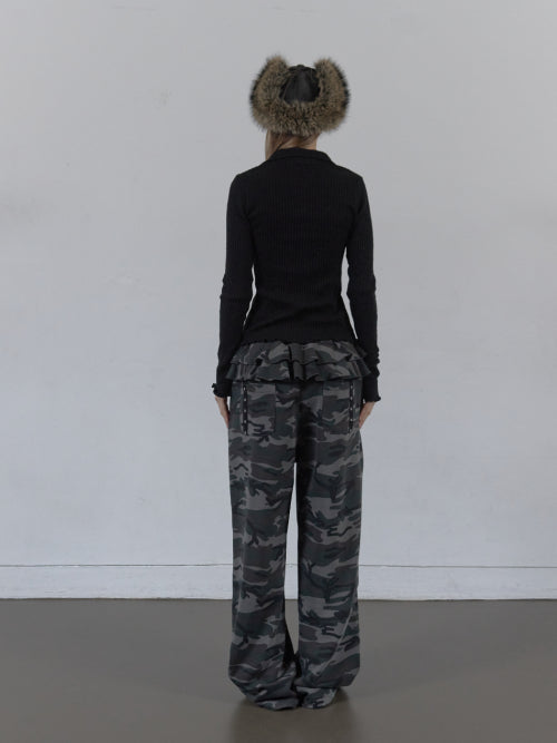 SNAP GOLGI SHIRT / BLACK