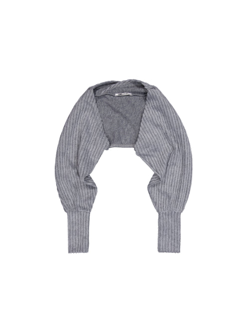BRUSHED BOLERO SET / GRAY