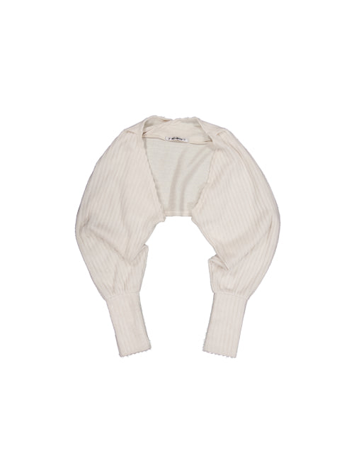 BRUSHED BOLERO SET / IVORY