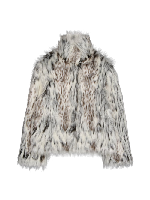 FAUX FUR JACKET / MIX
