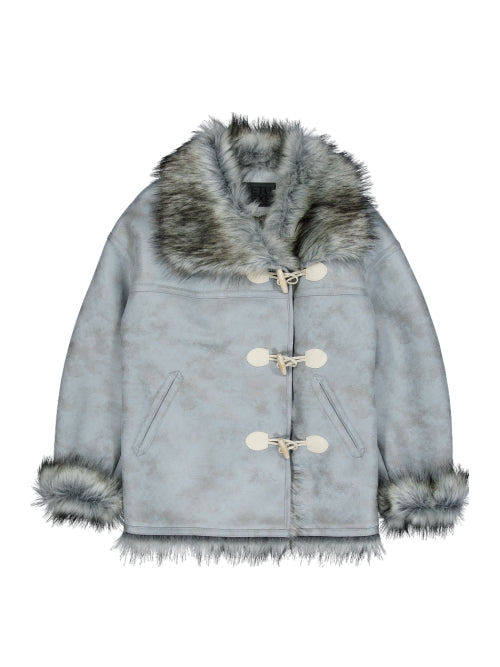 DUFFLE MUSTANG JACKET / BABY BLUE