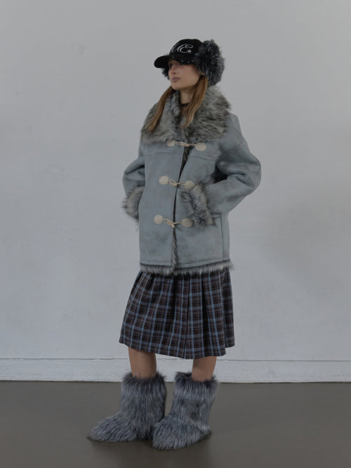 DUFFLE MUSTANG JACKET / BABY BLUE