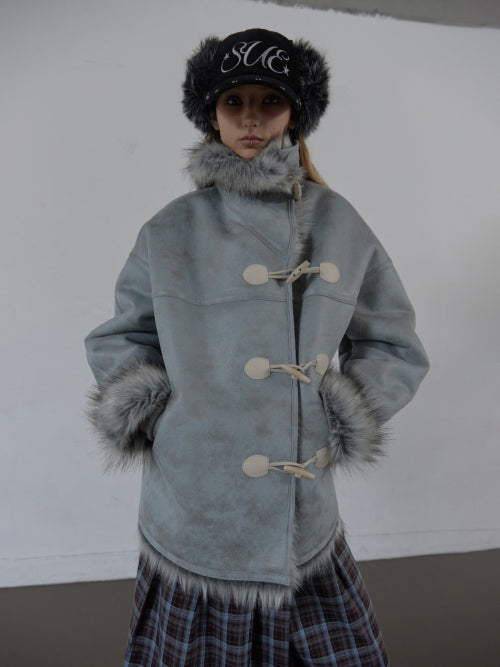 DUFFLE MUSTANG JACKET / BABY BLUE