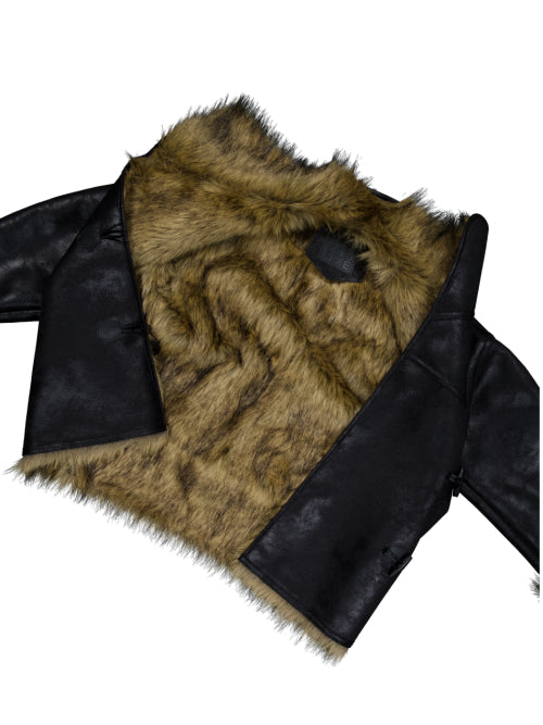 DUFFLE MUSTANG JACKET / BLACK