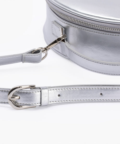 RC TAMBOURINE TWO-WAY CROSS BAG SILVER