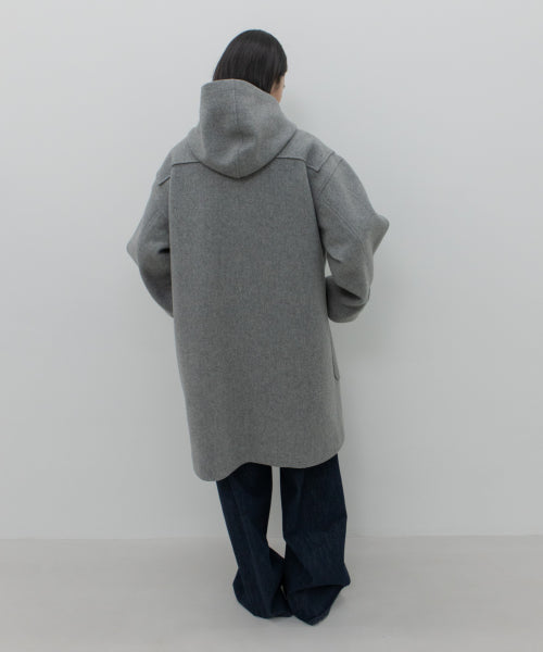 LONG DUFFLE COAT / GREY