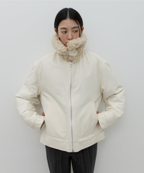 REVERSIBLE B3 JACKET / LIGHT BEIGE
