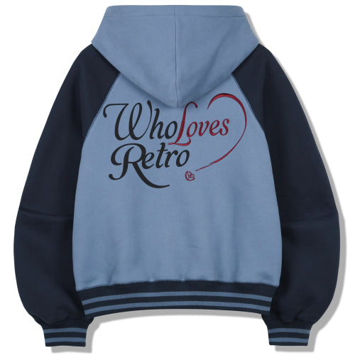 (W) Toning-color Who Love Hooded Zip-Up