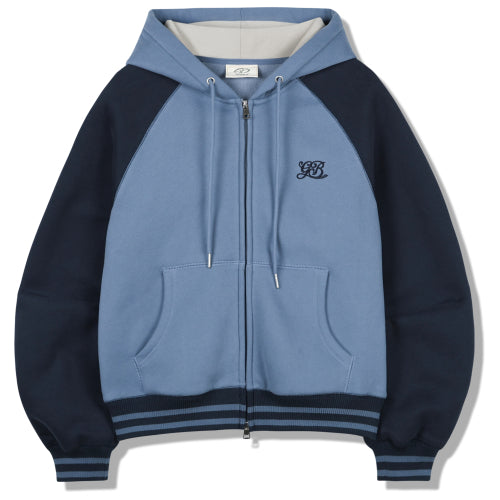 (W) Toning-color Who Love Hooded Zip-Up