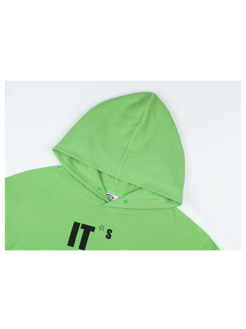 (W) A vintage waffle hoodie