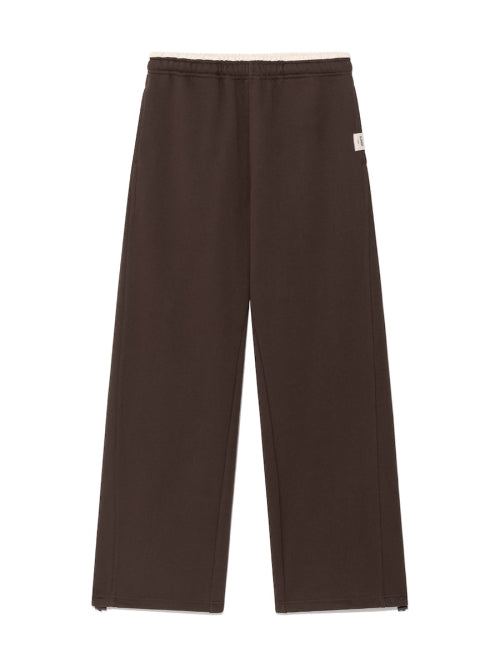G CONTRAST SWEATPANTS (BROWN)