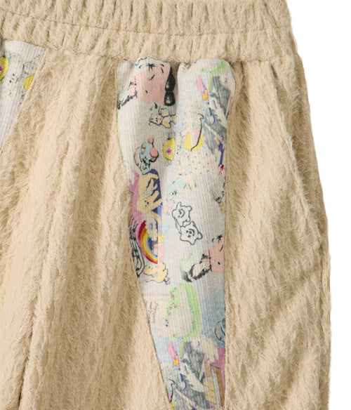 Graphic Fleece Banding Pants