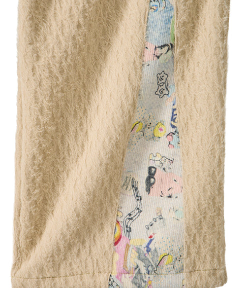 Graphic Fleece Banding Pants