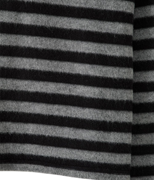 Hooded Henley Tee_Stripe