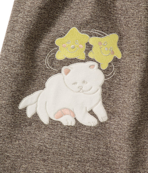 Buttoned Wool Sleeveless Dress_Beige