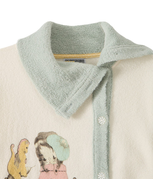 Slanted Button Cardigan
