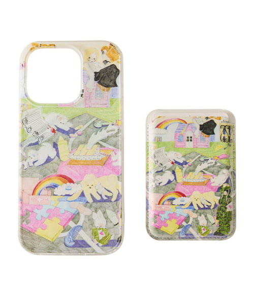 MagSafe Card Wallet Phone Case_Dream Garden