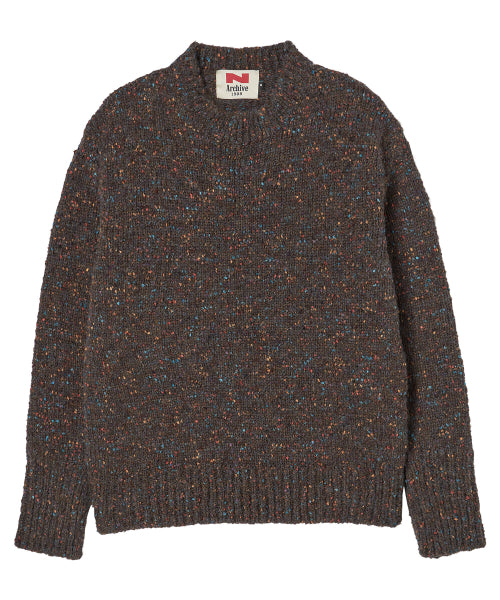 [COLLECTION LINE] DUST POP VINTAGE KNIT BROWN