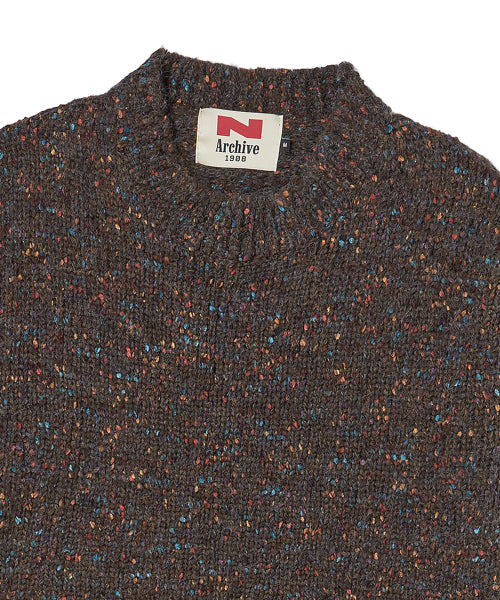 [COLLECTION LINE] DUST POP VINTAGE KNIT BROWN