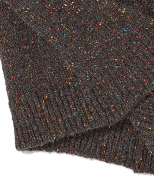 [COLLECTION LINE] DUST POP VINTAGE KNIT BROWN
