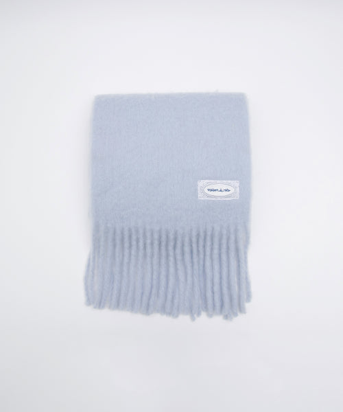 LACE LABEL HAIRY MUFFLER SKY