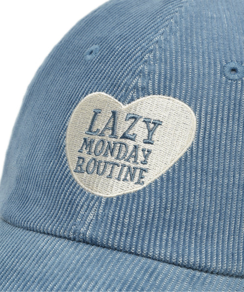 Corduroy Heart Embroidered Ball Cap (3 Colors)