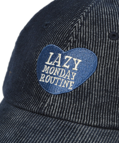 Corduroy Heart Embroidered Ball Cap (3 Colors)