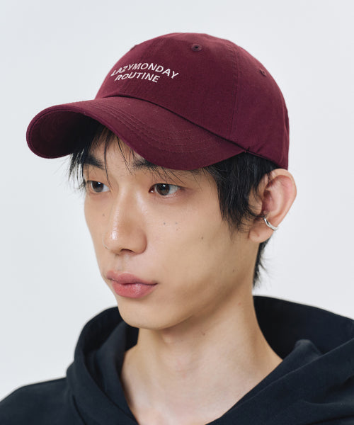Basic Lettering Logo Ball Cap (4 Colors)