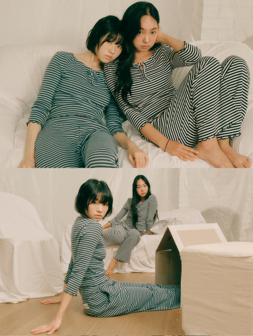 POINTELLE PAJAMA SET