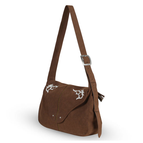 Suede Western Fringe Bag